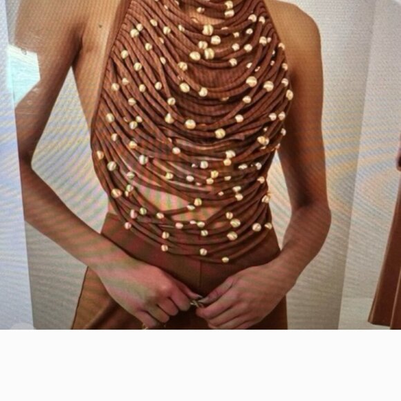 Cult Gaia Jonna Top Brown - Picture 7 of 11